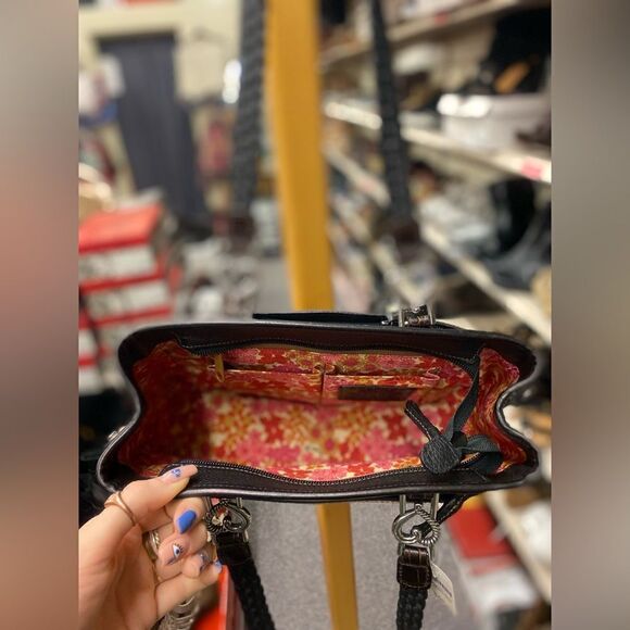 Brighton Black Leather Bag - Picture 5 of 5